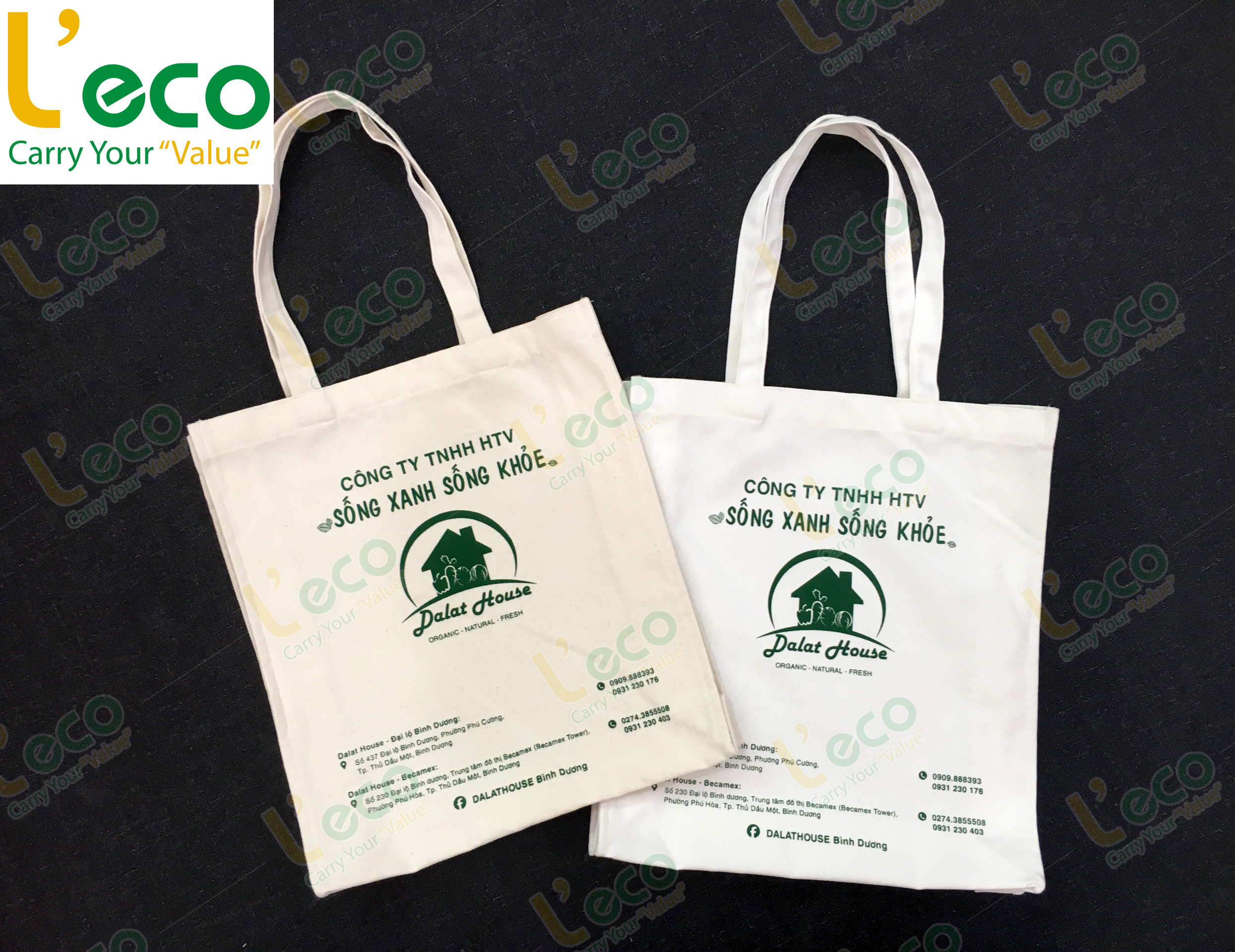 túi vải canvas in logo