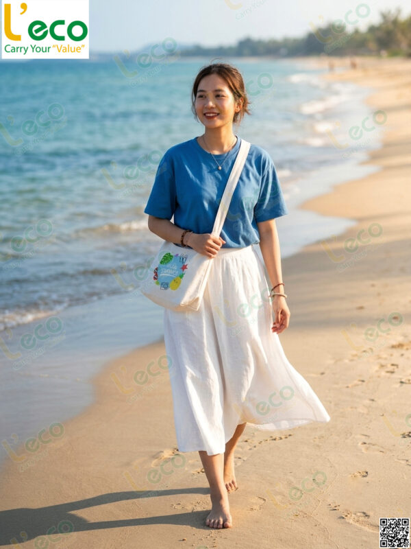 túi vải canvas mùa hè